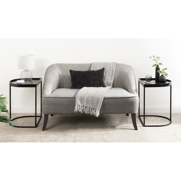 Kate and Laurel Dorrah Half-Circle Side Table