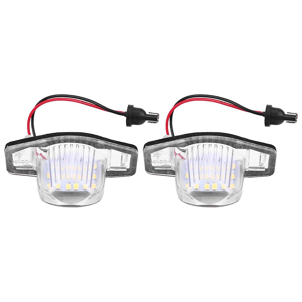 2pcs 18 Led Beads License Plate Led Light Lamp For Honda Odyssay Crv Jazz Fr-v Stream