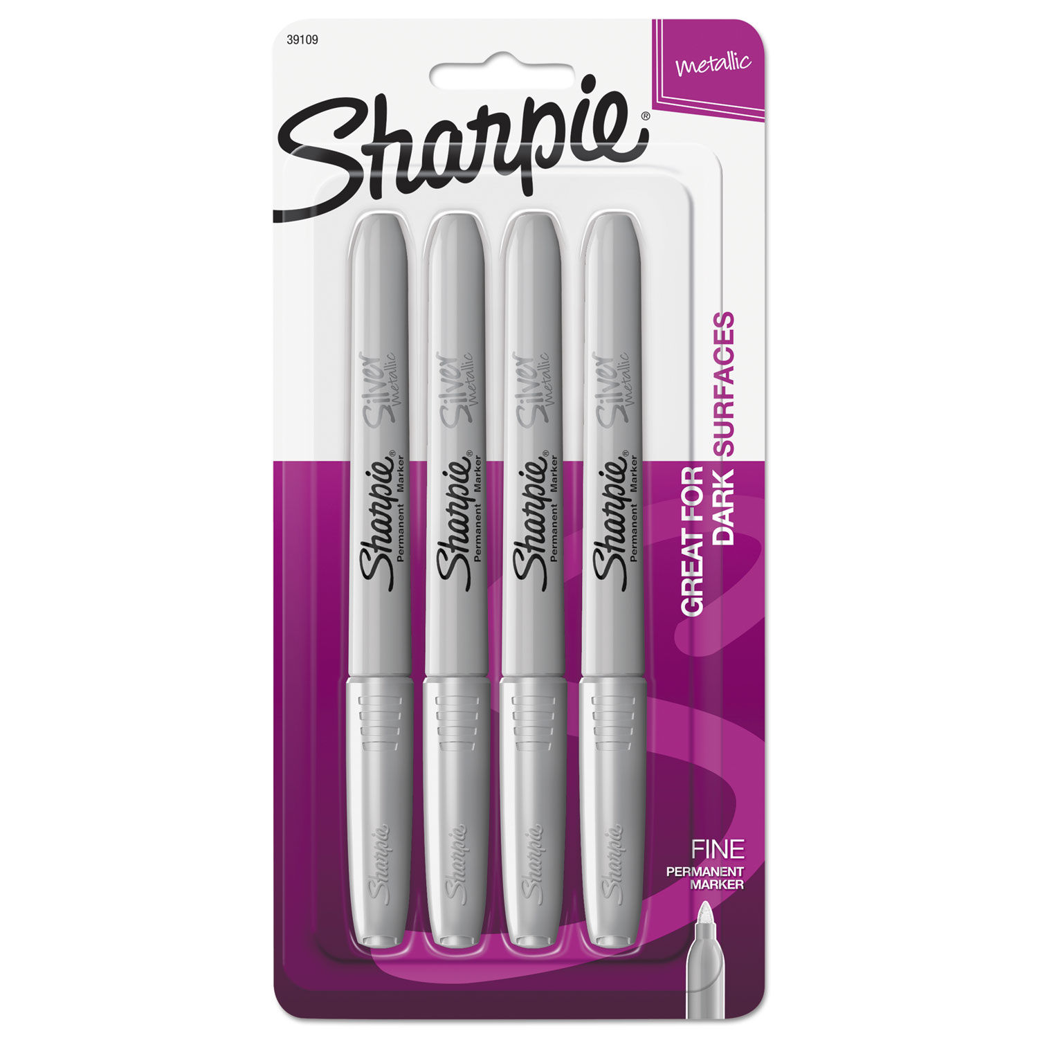 Metallic Fine Point Permanent Markers by Sharpieandreg; SAN39109PP