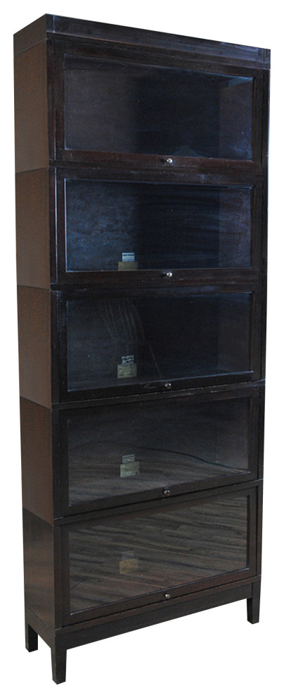 NVIN0342  Vintage Mahogany Globe Wernicke Bookcase   Transitional   Bookcases   by Niagara Furniture  Houzz