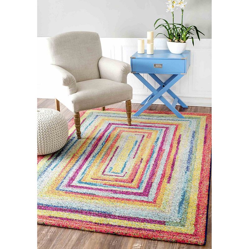 nuLOOM Carnival Hargis Labyrinth Striped Rug