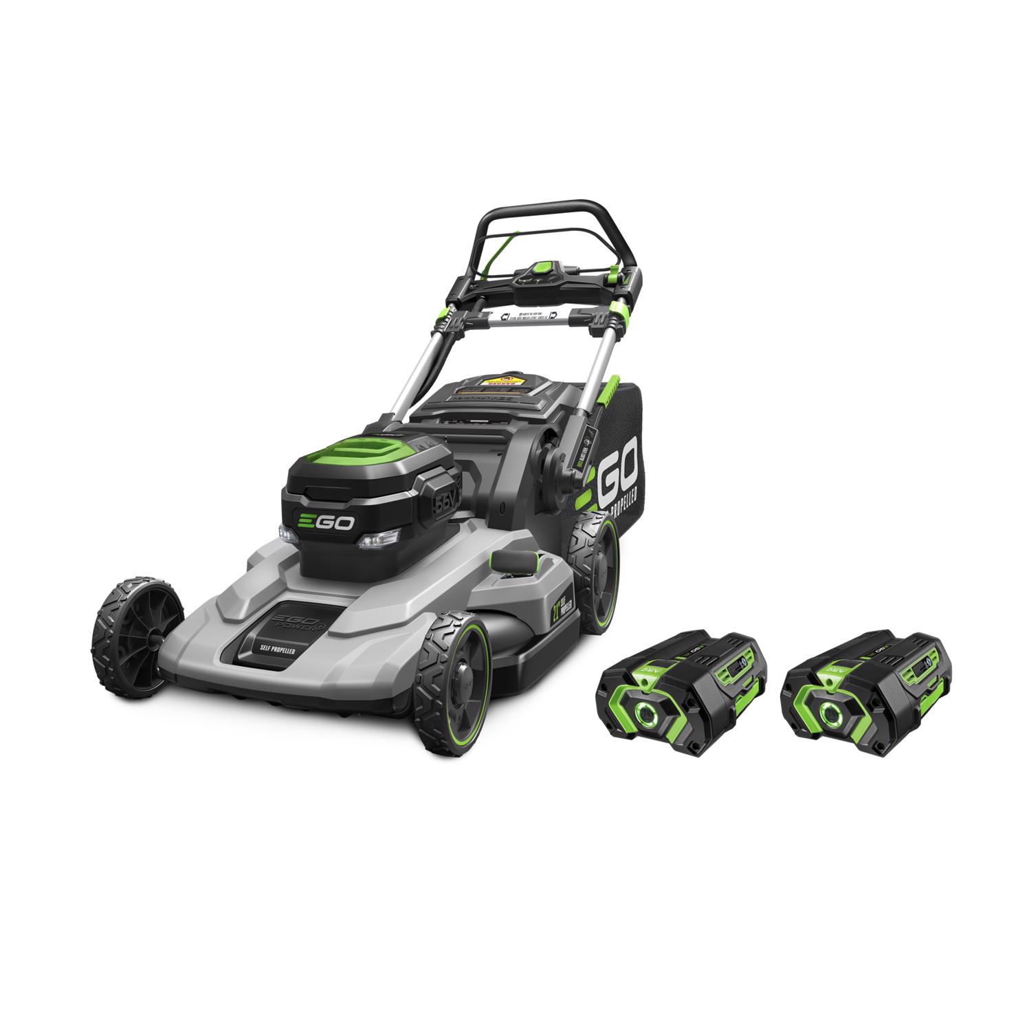 EGO Power+ LM2102SP-A 21 in. 56 V Battery Self-Propelled Lawn Mower Kit (Battery \u0026 Charger) W/ TWO 4.0 AH BATTERIES