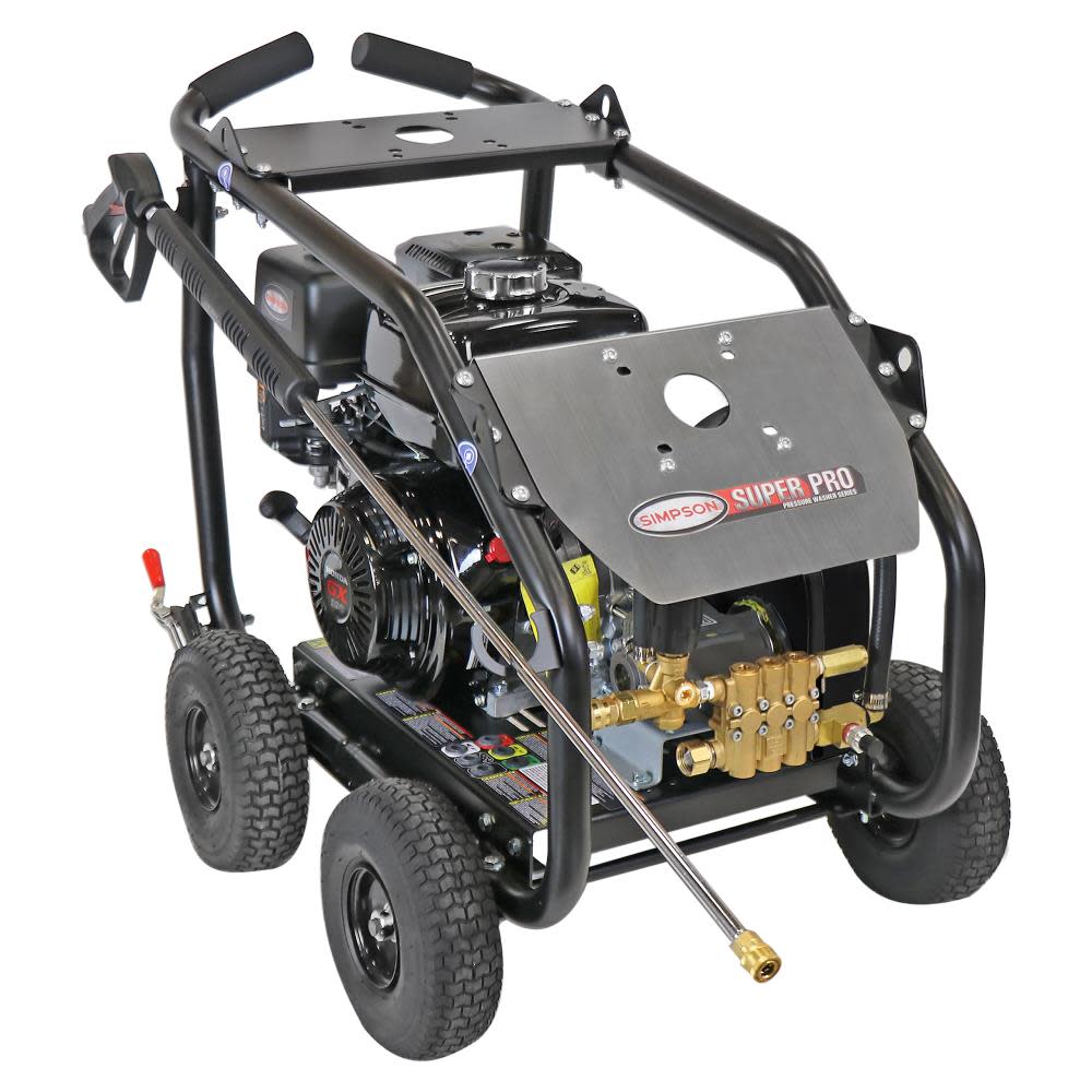 Simpson Super Pro Roll Cage Pressure Washer Cold Water Professional Belt Drive Gas ;