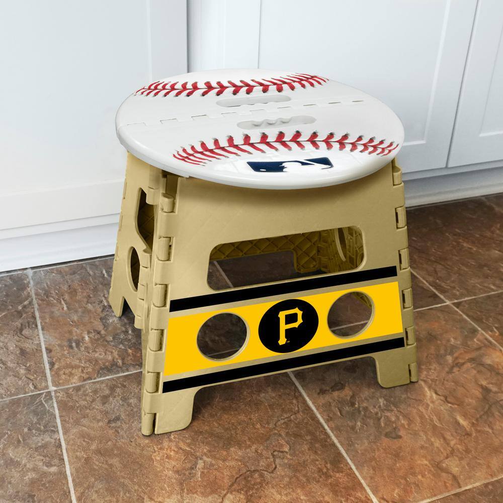 FANMATS Pittsburgh Pirates Plastic Folding Step Stool 27325
