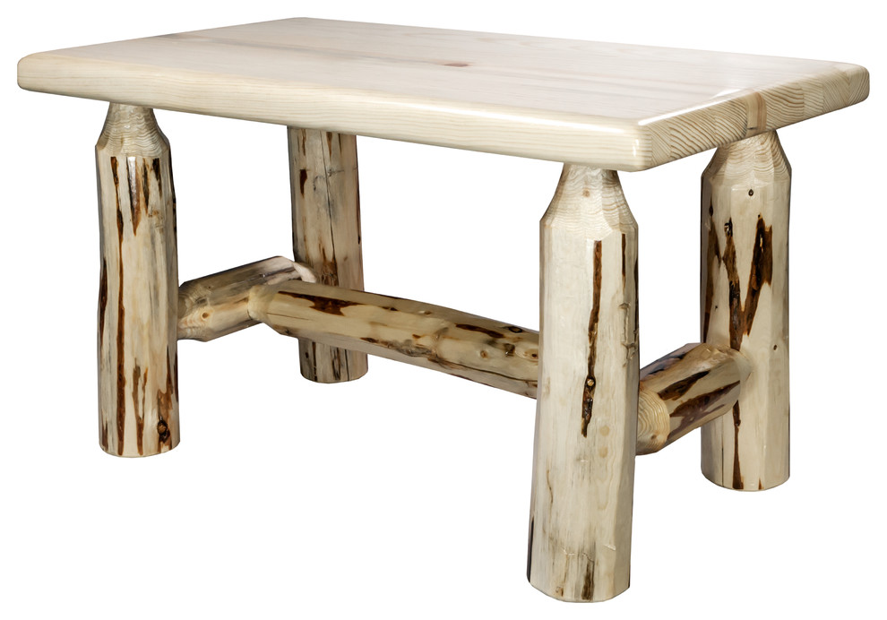 Montana Collection Ottoman   Rustic   Footstools And Ottomans   by Montana Woodworks  Houzz