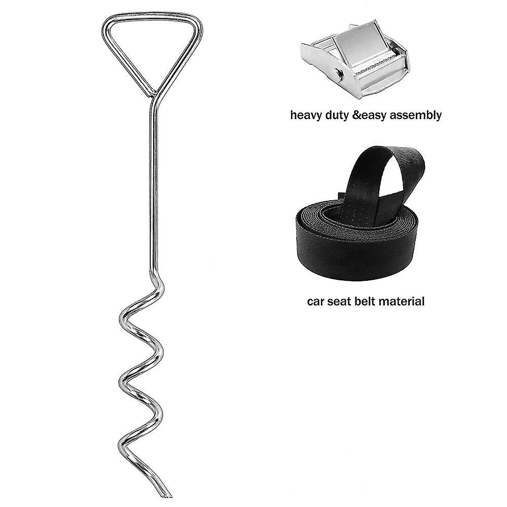 Duty Oline Anchor Kit Ground Anchor Stakes With Rope