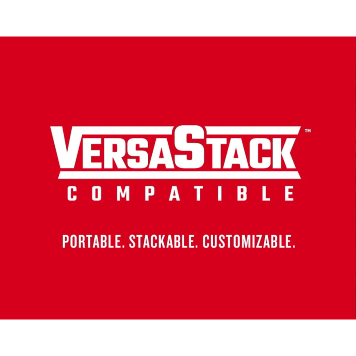 Craftsman VERSASTACK 17 in. Tower Tool Box Black/Red