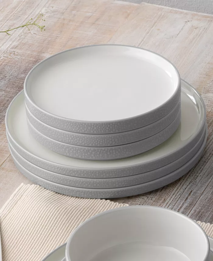 Noritake Colortex Stone Stax Dinner Plates Set of 4