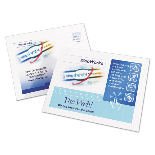 Avery Postcards for Inkjet Printers， 4 1/4 x 5 1/2， Matte White， 4/Sheet， 200/Box (8387)