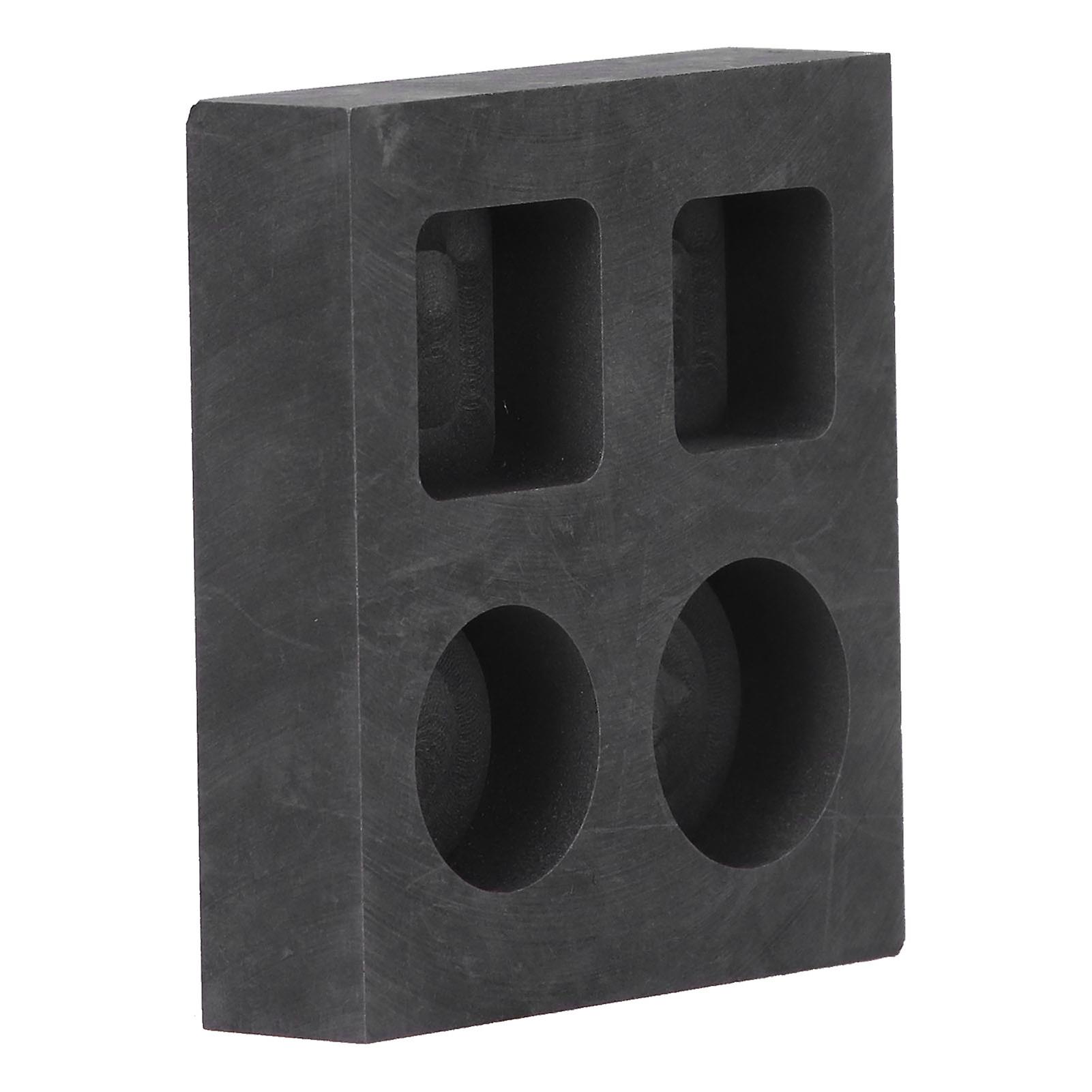 Graphite Mold Thermal Conductivity 2000 High Temperature Resistant 4 Holes Combination Ingot Molds For Metal Casting