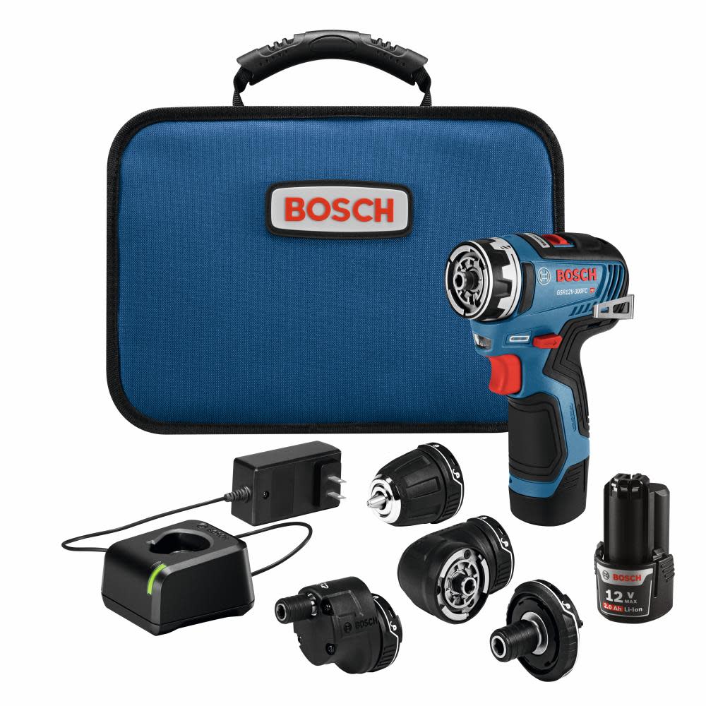 Bosch 12V Max EC Flexiclick 5 In 1 Drill/Driver Kit GSR12V-300FCB22 from Bosch