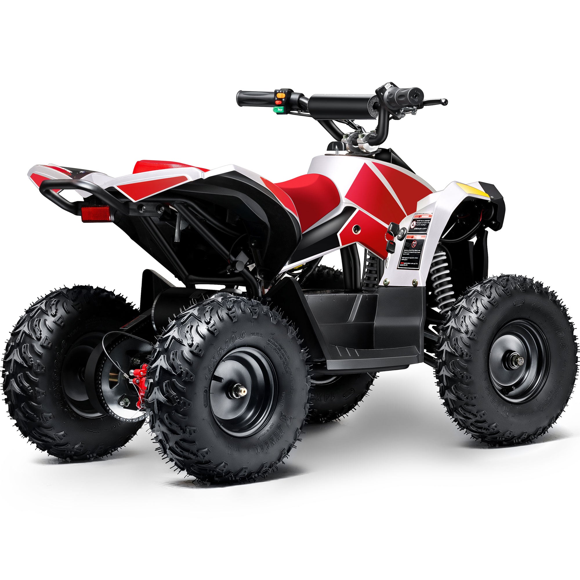 MotoTec E-Bully 36v 1000w Kids ATV White