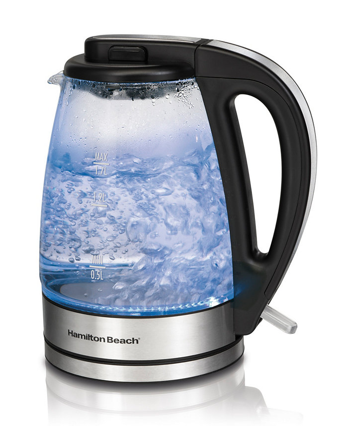 Hamilton Beach Modern 1.7-L Glass Kettle