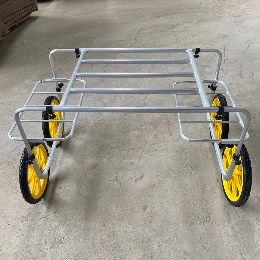 Hand Garden aluminium four wheel cart