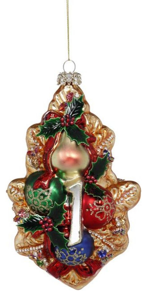 Mark Roberts Christmas 2022 Partridge In A Pear Tree Jeweled Ornament 8 quot  Contemporary   Christmas Ornaments   by Silver  ampCrystal Gallery  Houzz