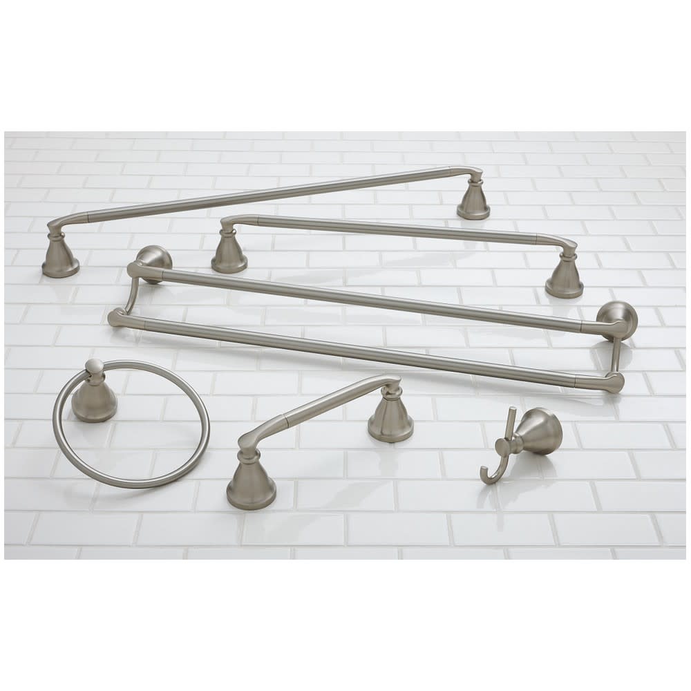 Moen Hilliard Towel Ring Brushed Nickel 6.375