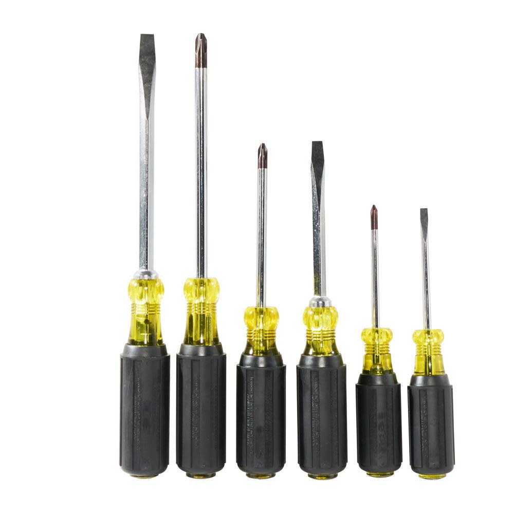 Cushion-Grip Screwdriver Set， 6 Pc ;