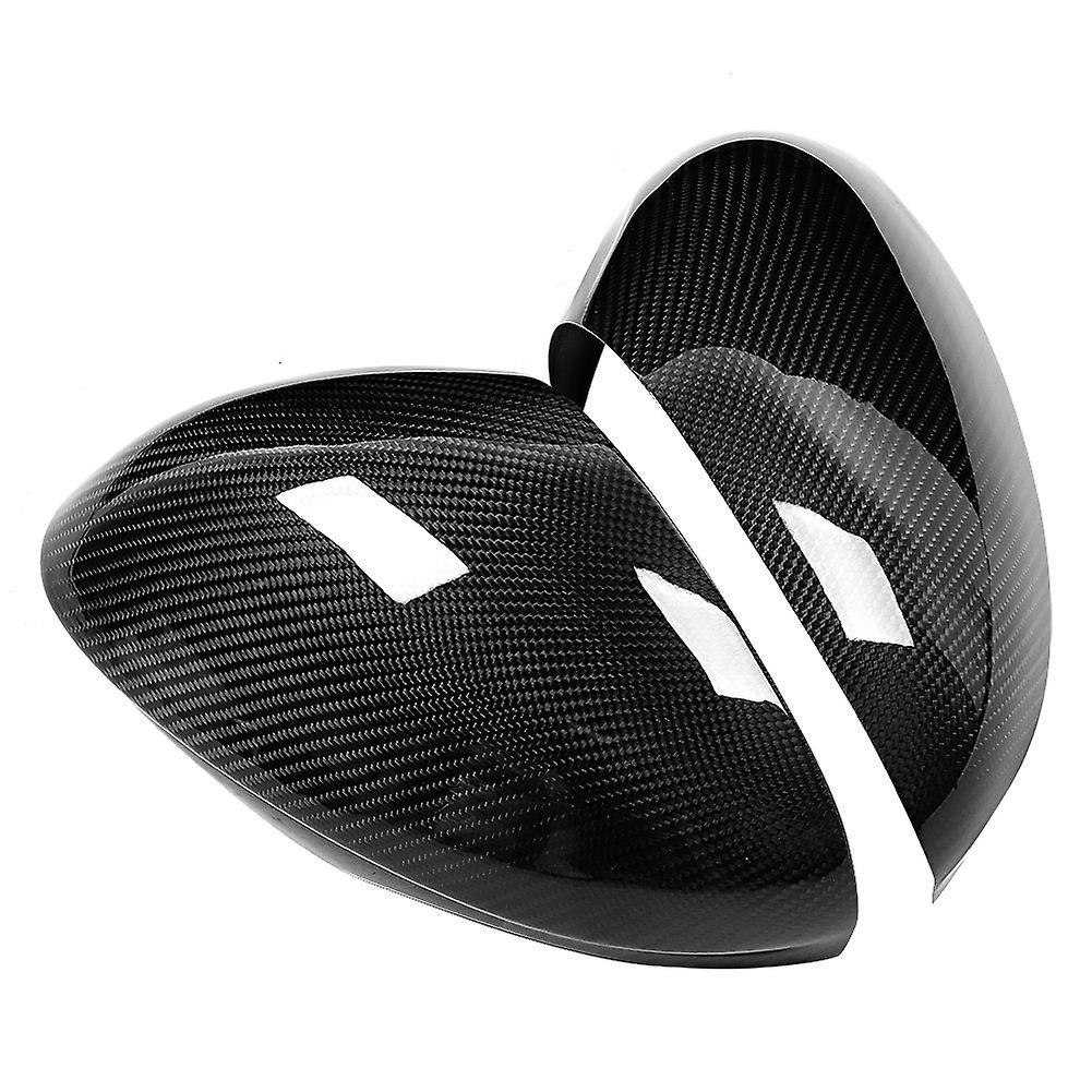 2pcs Carbon Fiber Backup Mirror Cover Fit For Alfa Romeo Giulia All Model 2016-2019