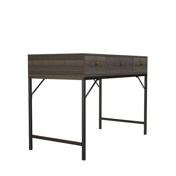 42 Inch Accent Sofa Table， Industrial Console Table