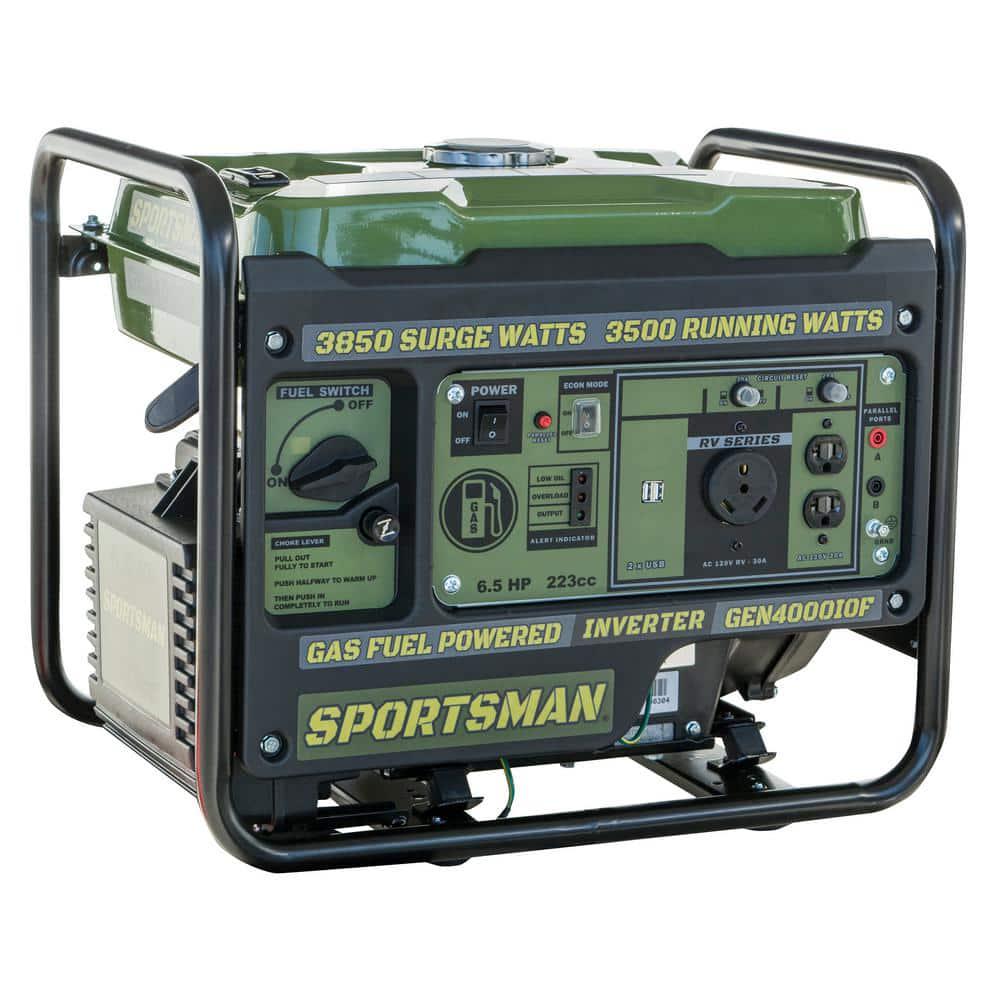 Sportsman 3850Watt3500Watt Recoil Start Open Frame Gasoline Powered Portable Inverter Generator with Parallel Connection