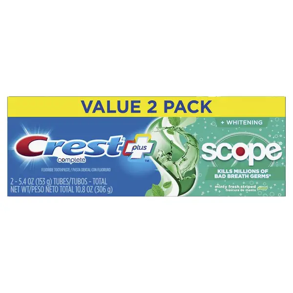 Crest 2-Pack 10.8 oz Complete Toothpaste