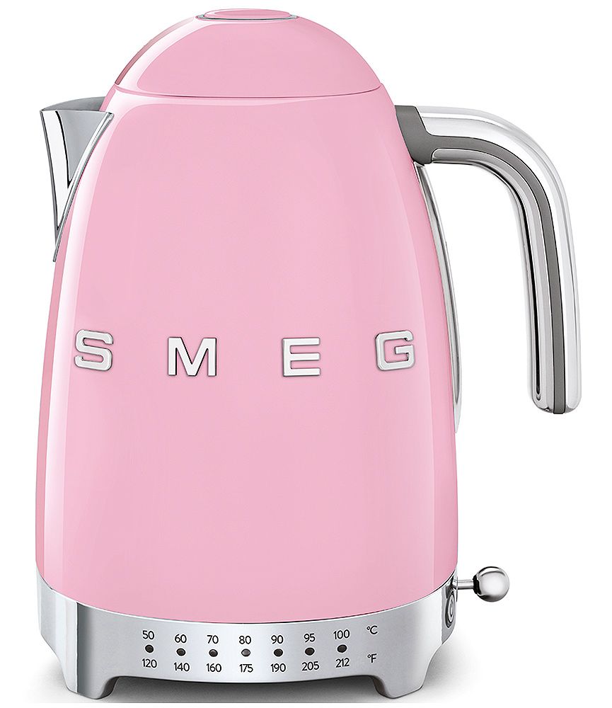 Smeg 50's Retro Style Pink Variable Temperature Kettle