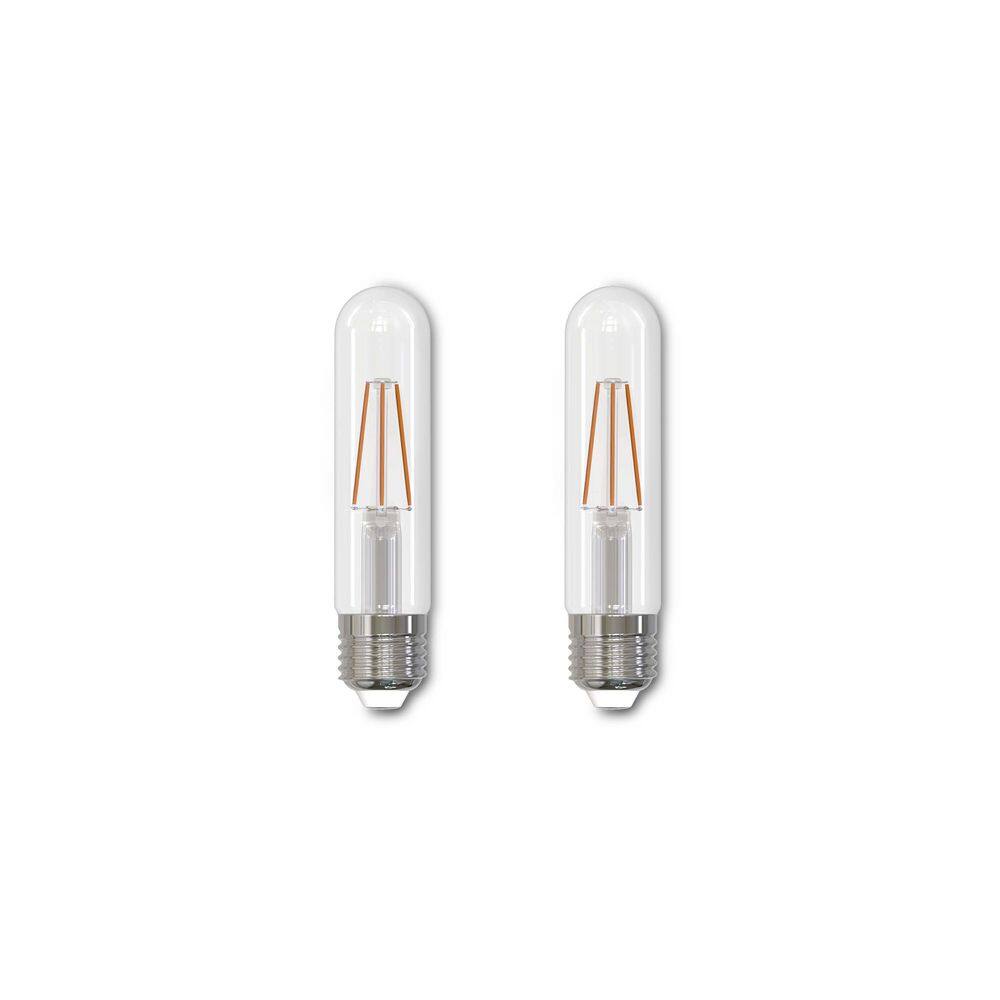 Bulbrite 40-Watt Equivalent T9 Clear Dimmable Edison LED Light Bulb Soft White (2-Pack) 861930