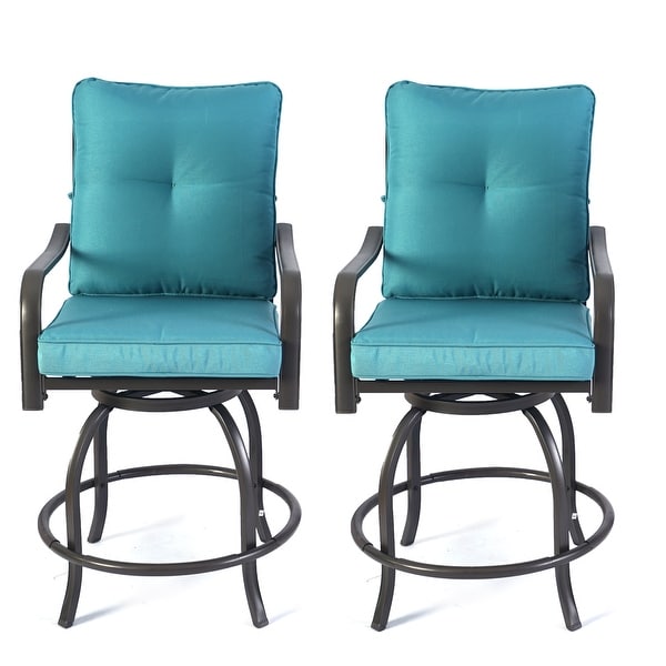 Kozyard Isabella High Swivel Bar Stools/Chair Set