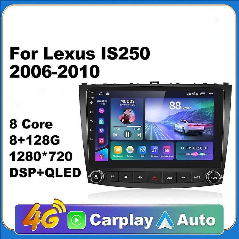 Android 10 Car Radio 2 din Player For Lexus IS250 2006-2010 Car Serero Apple Carplay GPS Navigation