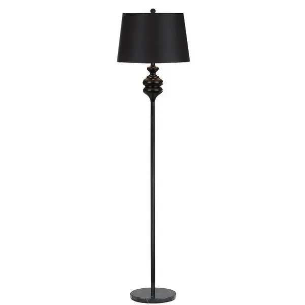 SAFAVIEH Lighting 68-inch Torc Black Floor Lamp - 17