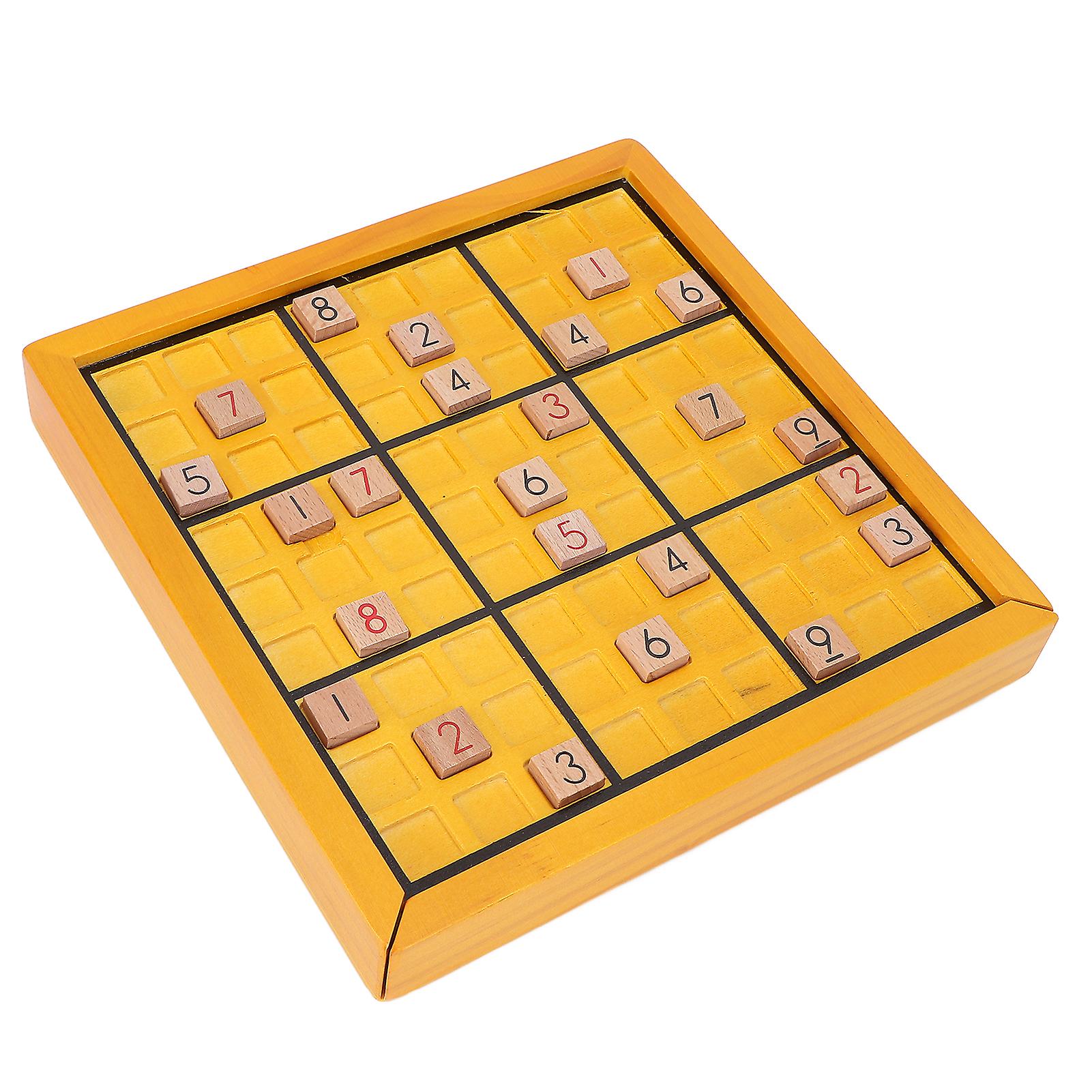 Wooden Math Puzzle Board Game Elderly Parent Child Interaction Logic Training Chess Toy