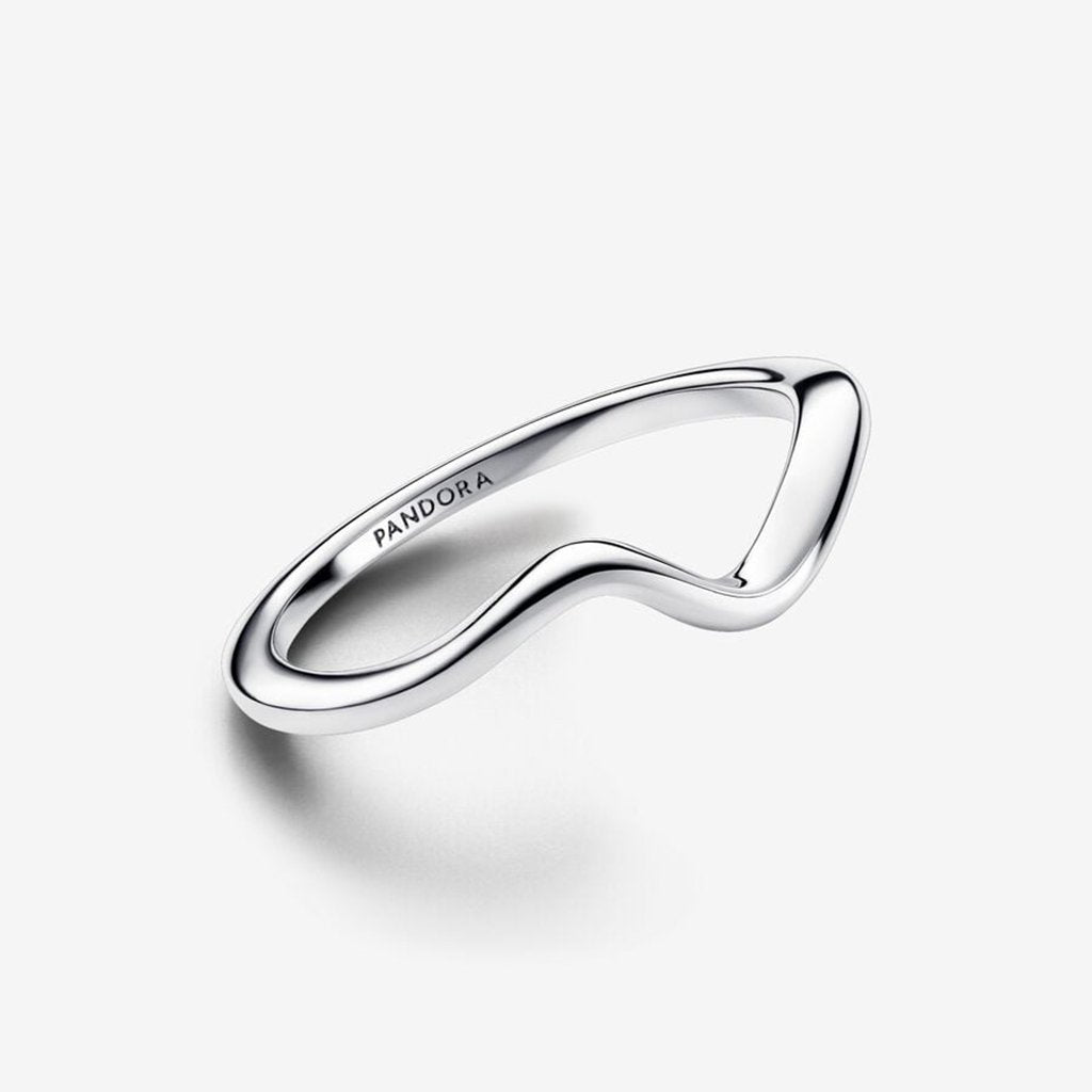 PANDORA  Polished Wave Ring - Sterling Silver