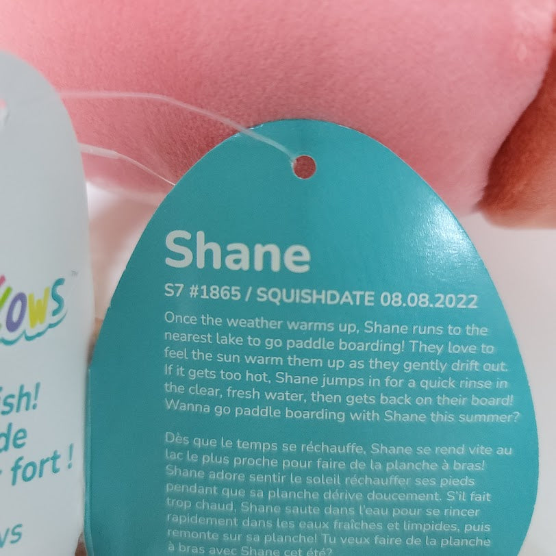 Squishmallows Official Kellytoys Plush 7.5 Inch Shane the Pink Caterpillar Rare Limited Edition Ultimate Soft Plush Stuffed Toy