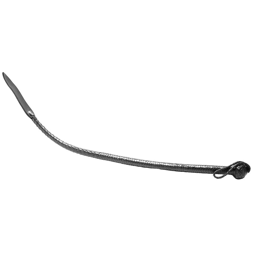 Black Leather Devil's Tail Whip