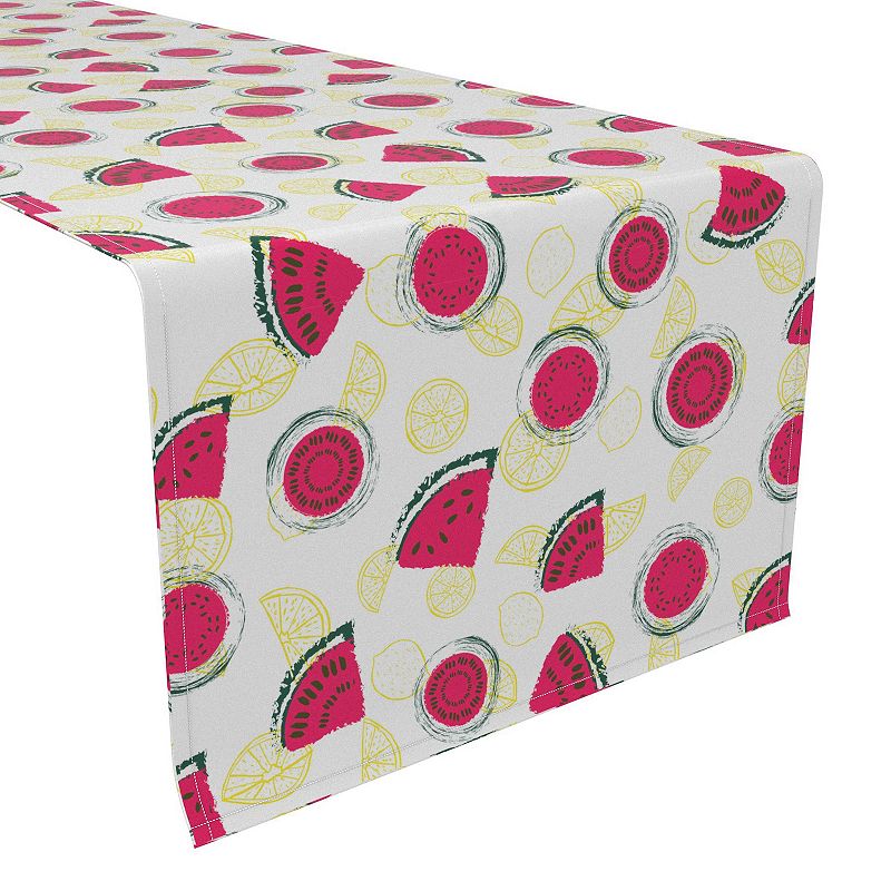 Table Runner， 100% Polyester， 14x108， Citrus Summertime