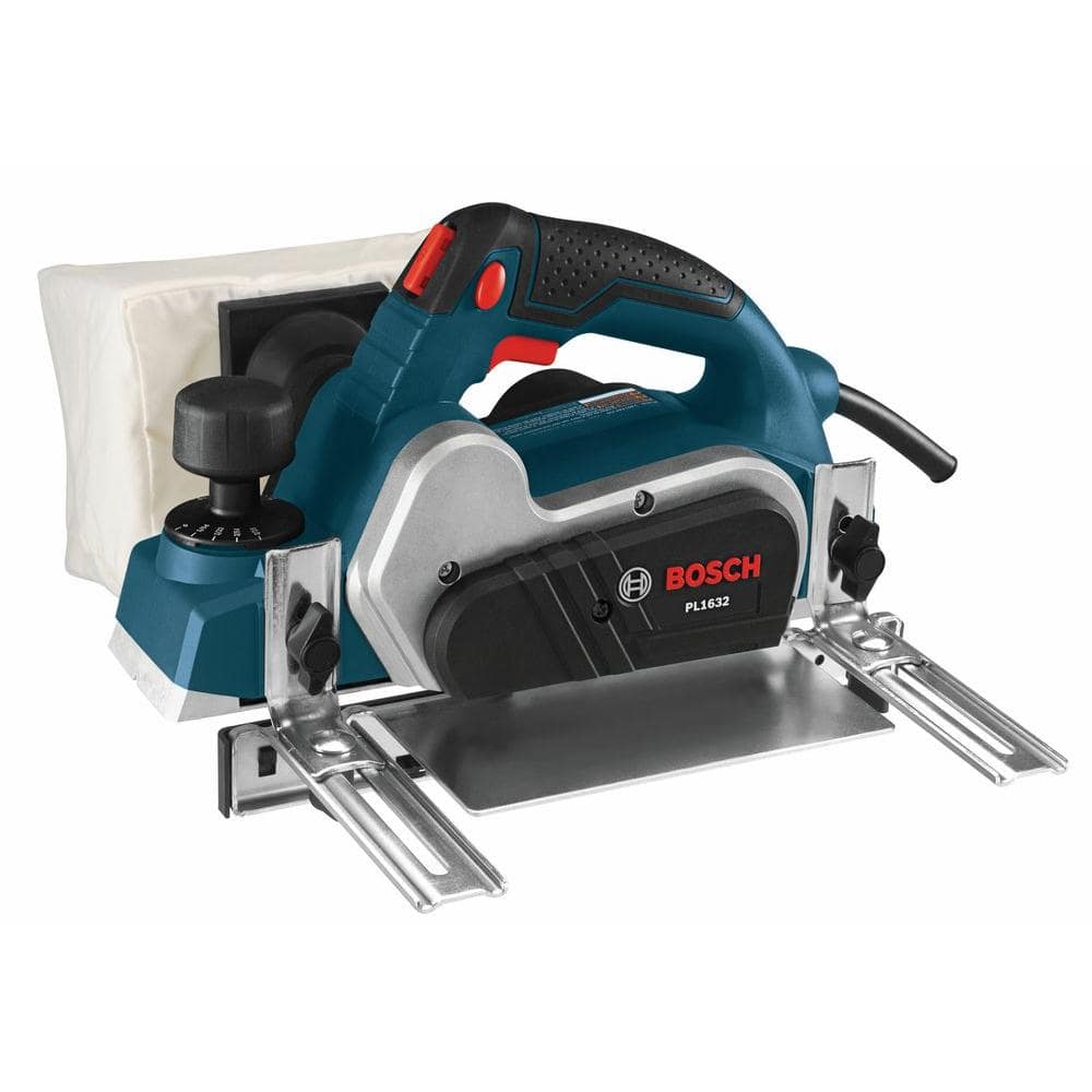 Bosch 6.5 Amp 3-1/4 in. Corded Planer Kit with Reversible Woodrazor Micrograin Carbide Blade PL1632