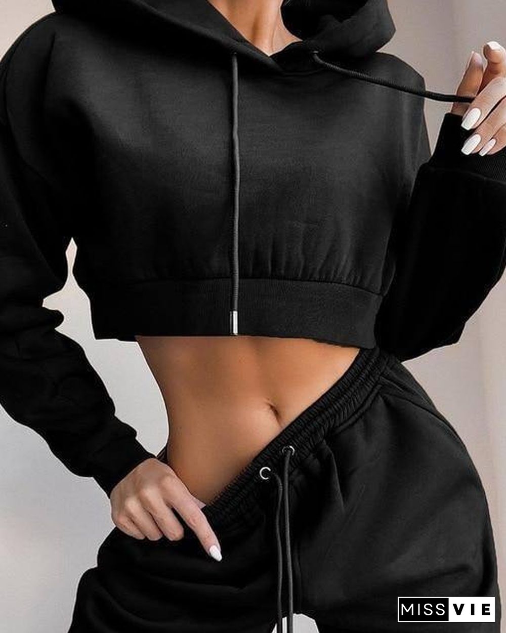 hirigin Winter Fashion Outfits for Women Tracksuit Hoodies Sweatshirt and Sweatpants Casual Sports 2 Piece Set Sweatsuits