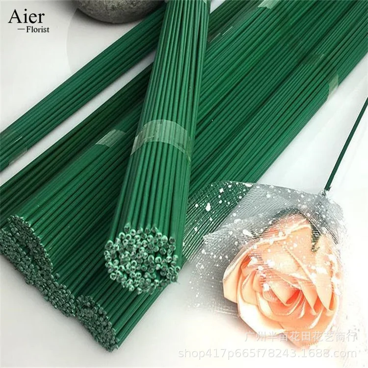 Aierflorist High Quality  100pcs/bag Florist Tools Green floral wire  Flower Stem Crafts DIY Creative florist Accessories