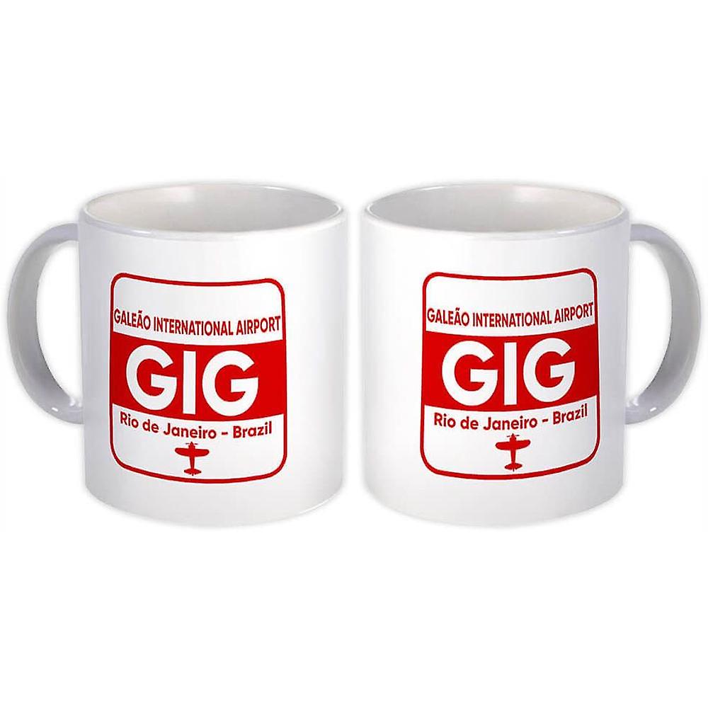 Gift Mug: Brazil Galeão Airport Rio de Janeiro GIG Brasil Travel