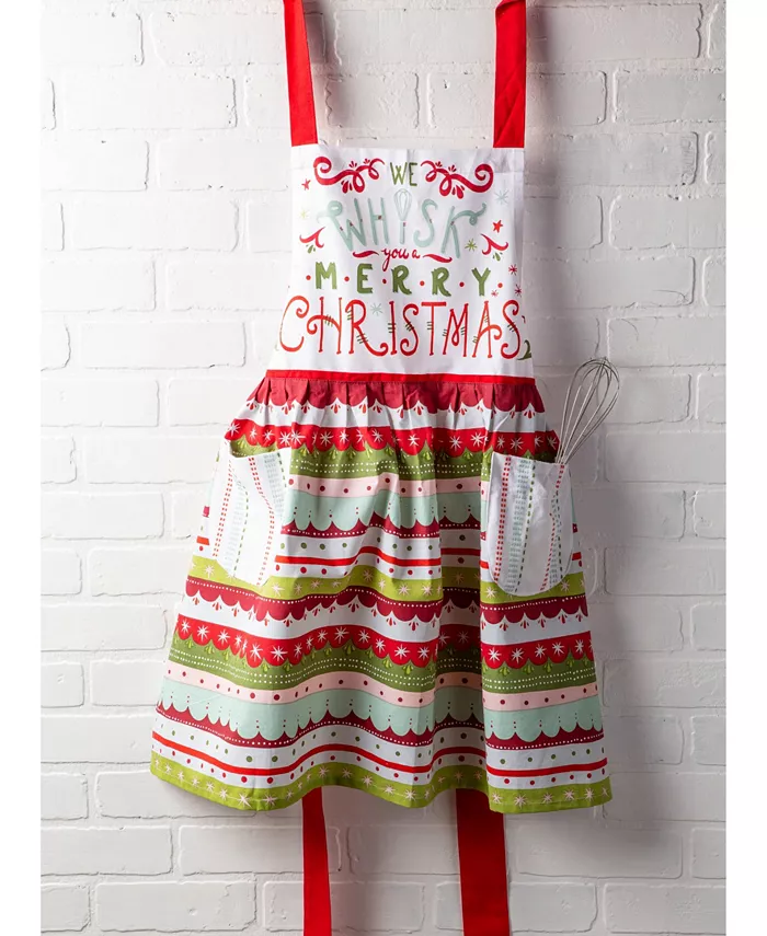 Design Imports Whisk Merry X-mas Skirt Apron