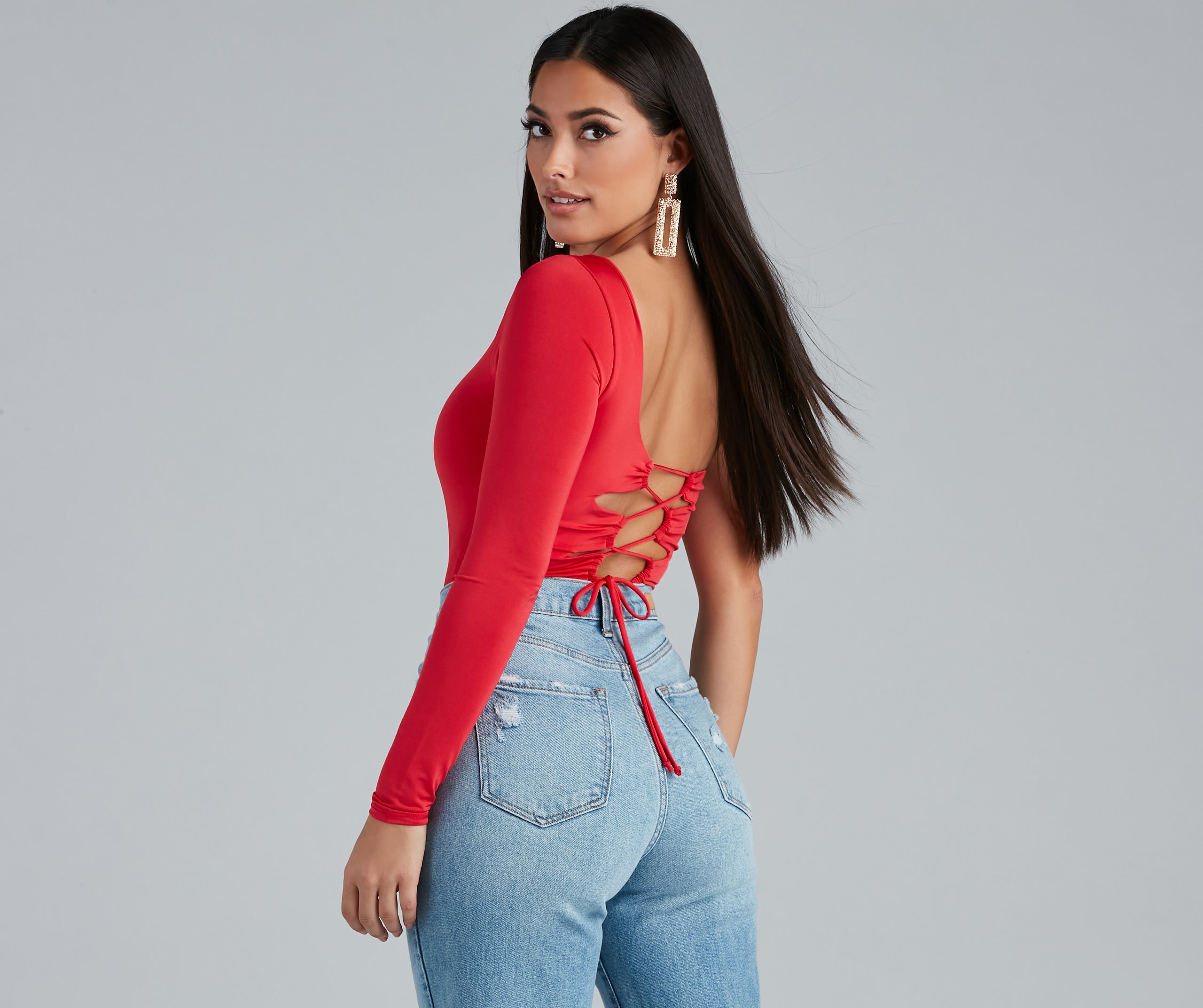 Strappy Stunner One-Shoulder Bodysuit