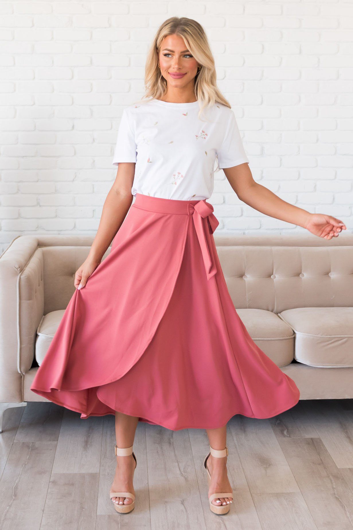 Stand By Our Love Modest Circle Skirt