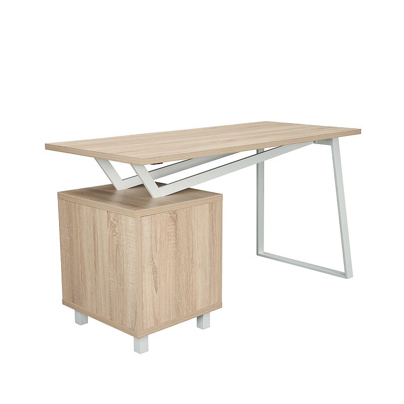 Techni Mobili Modern 3-Drawer Desk