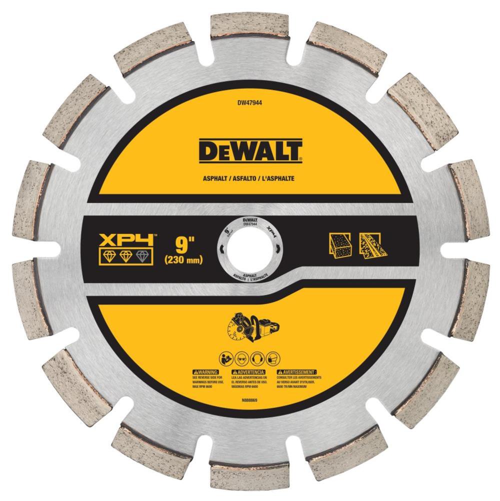 DEWALT Diamond Blade 9" SEGMENTED XP4 ASPHALT DW47944 from DEWALT