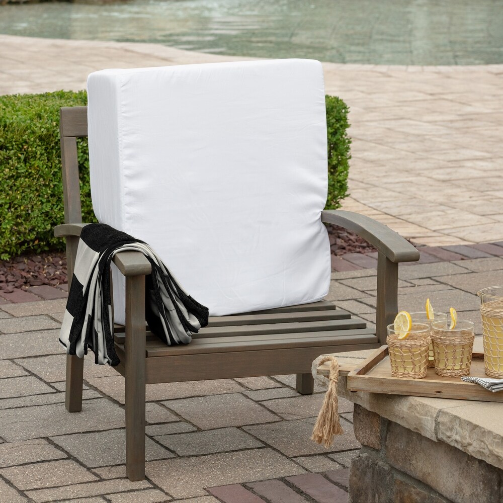 Arden Selections ProFoam 24 x 24 in Outdoor Deep Seat Bottom Cushion