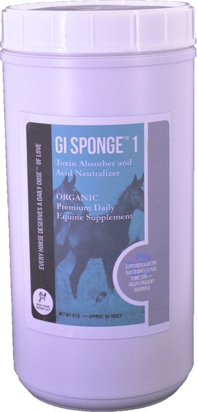 Daily Dose Equine GI Sponge 1 Toxin Absorber and Acid Neutralizer Powder Horse Supplement， 6-lb bucket