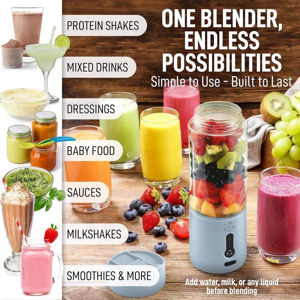 Zulay Kitchen 18oz Personal Blenders that Crush Ice