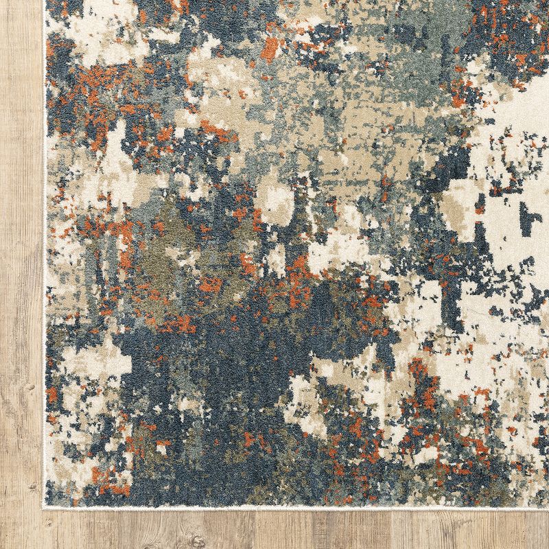 StyleHaven Freeport Abstract Paint Area Rug