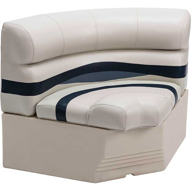 Wise BM11002 Premier Pontoon 32 in Bow Radius Corner and Base Seat