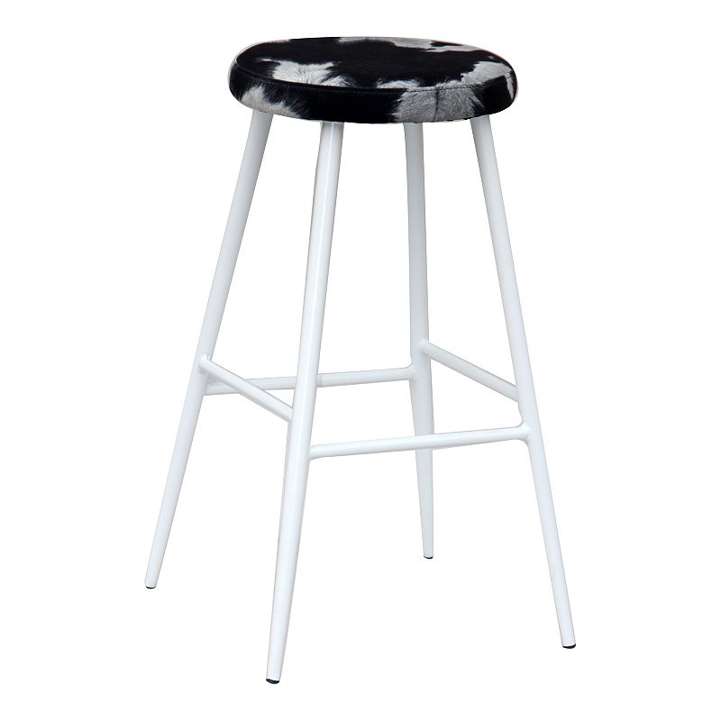 Acessentials Hudson Cow Print Barstool